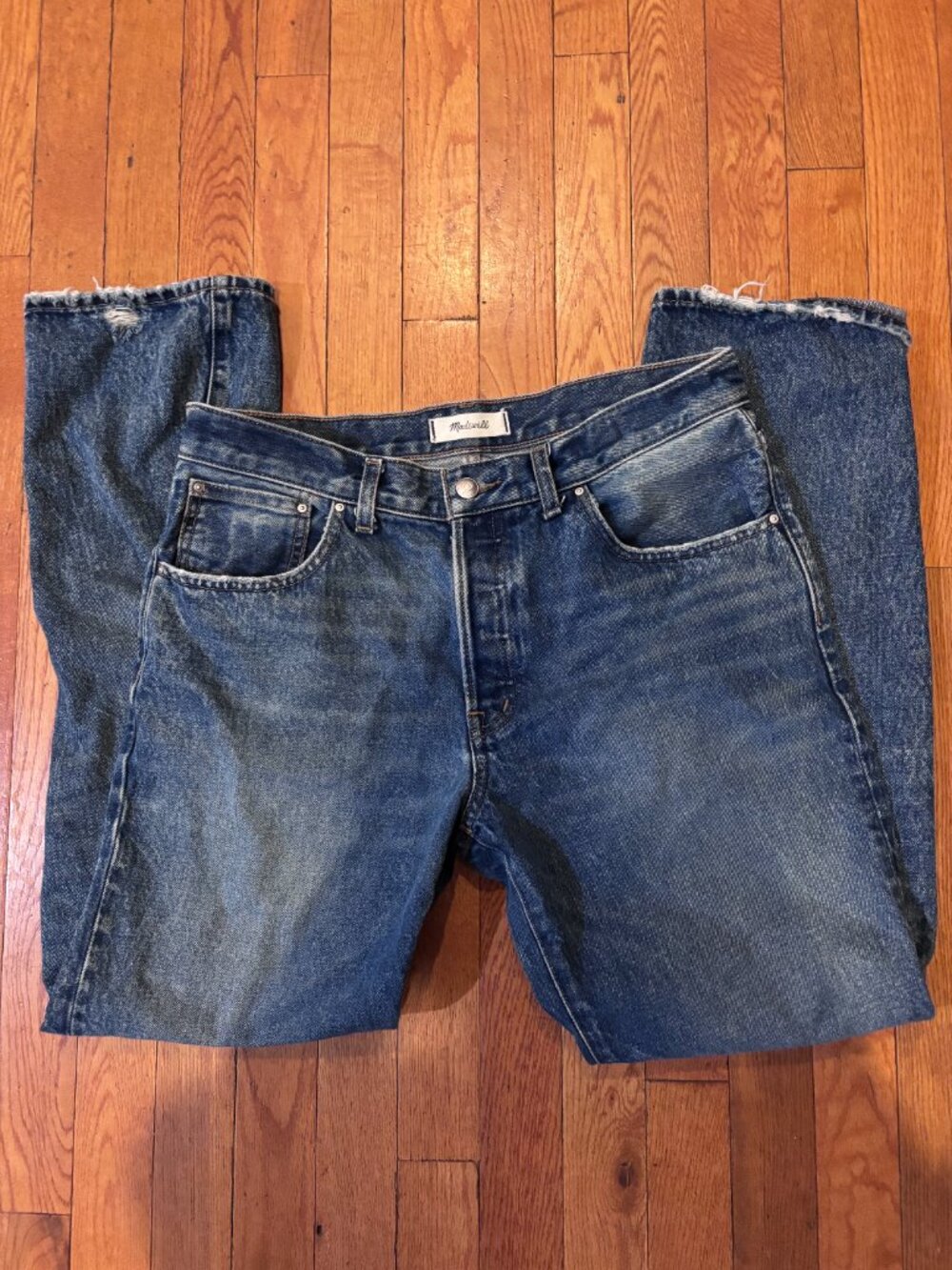 Women's Dean Easy Straight Jean in Kingswood Wash - Size 28 - Picture 7 of 9